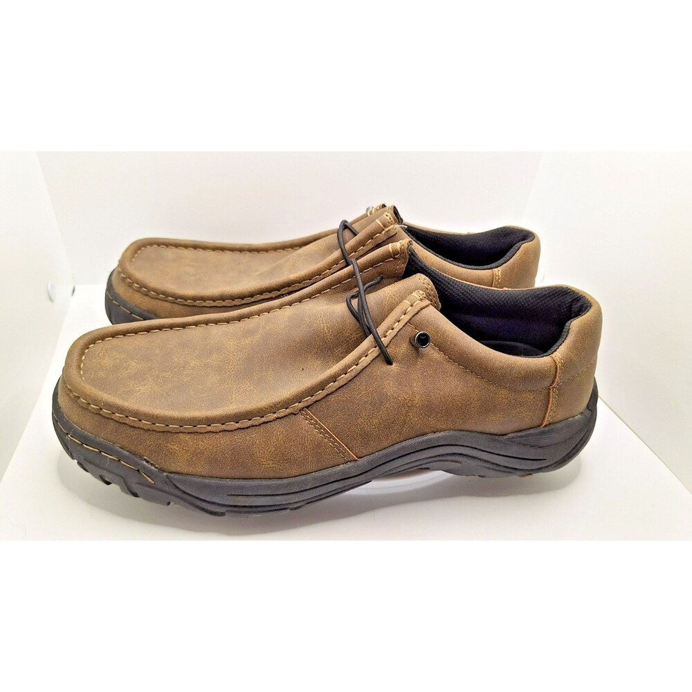 Eddie Bauer Durhambrown Mens casual shoes  Size 10 med  used‎